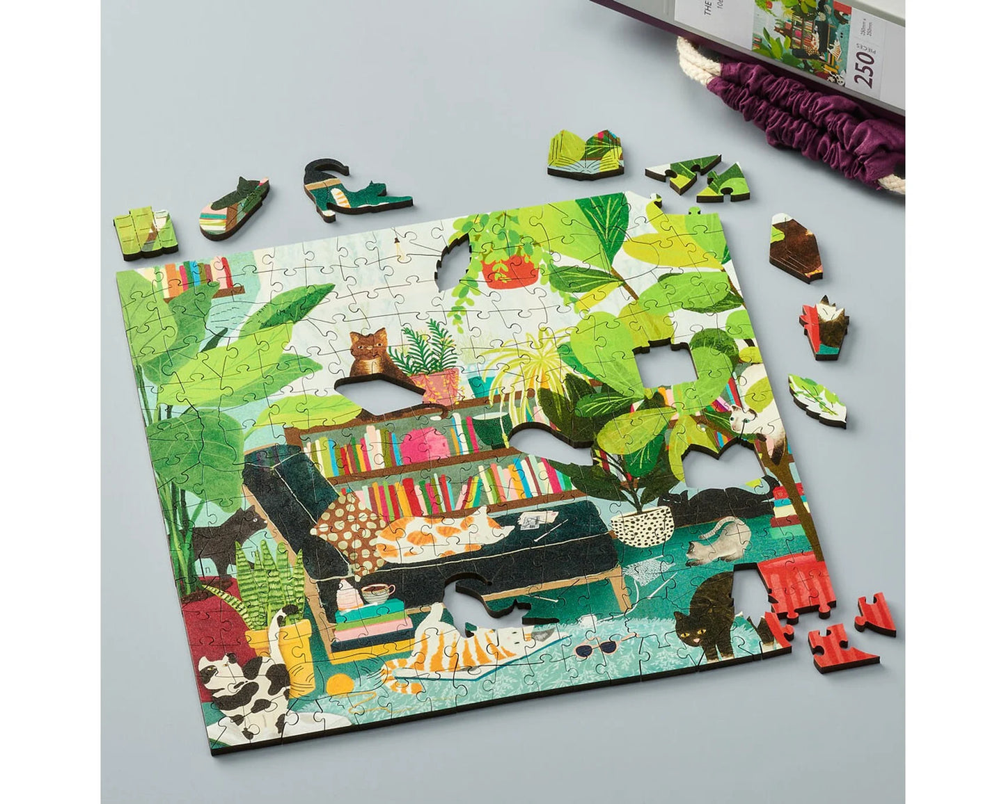 Wooden puzzle "The Library" 250 pieces