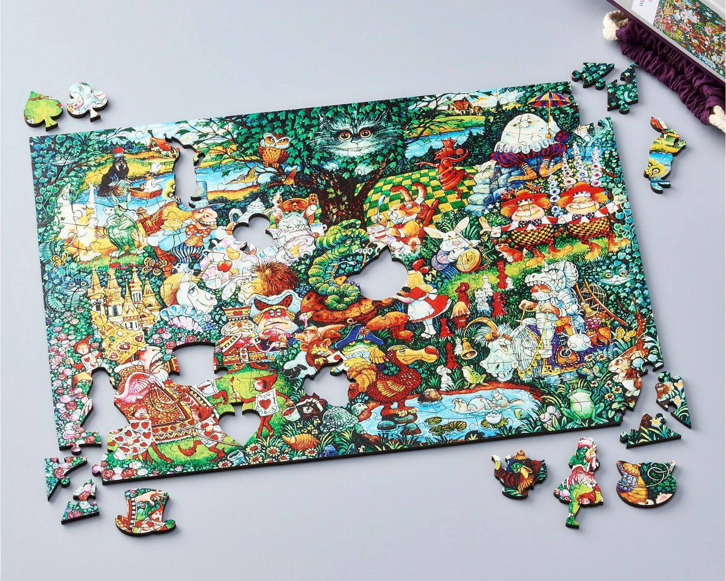 Wooden puzzle "Wonderland" 140 pieces
