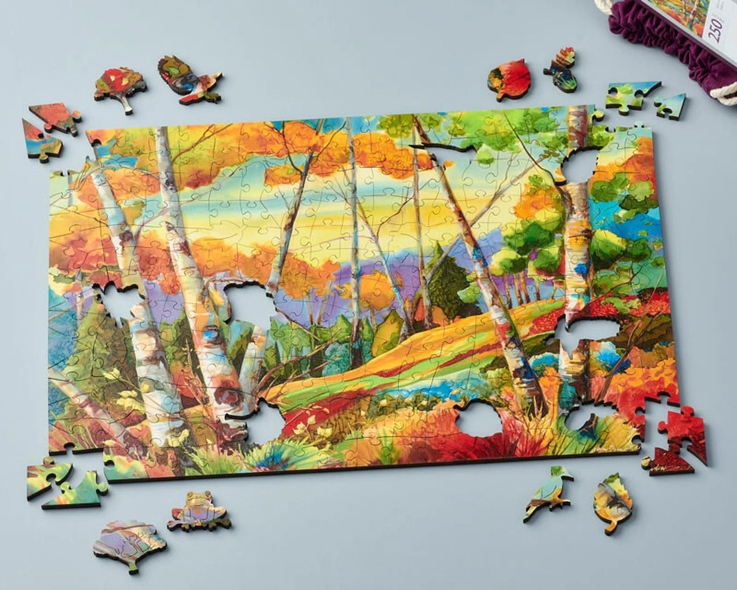 Wooden puzzle "Bright Autumn" 250 pieces