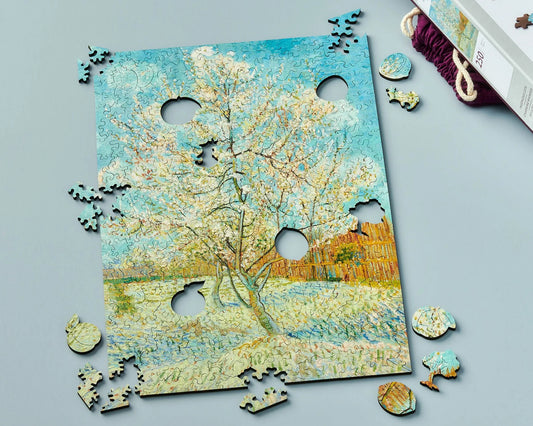 "The Peach Tree" Van Gogh 40 piece wooden puzzle