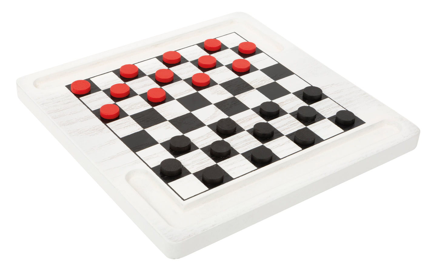 Ξύλινο σετ σκάκι-ντάμα 20 x 20 εκ.