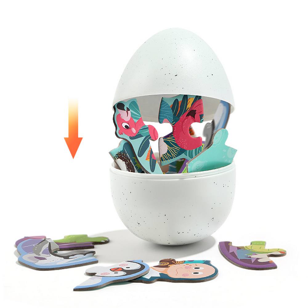 Παζλ με μωρά ζωάκια-αυγό