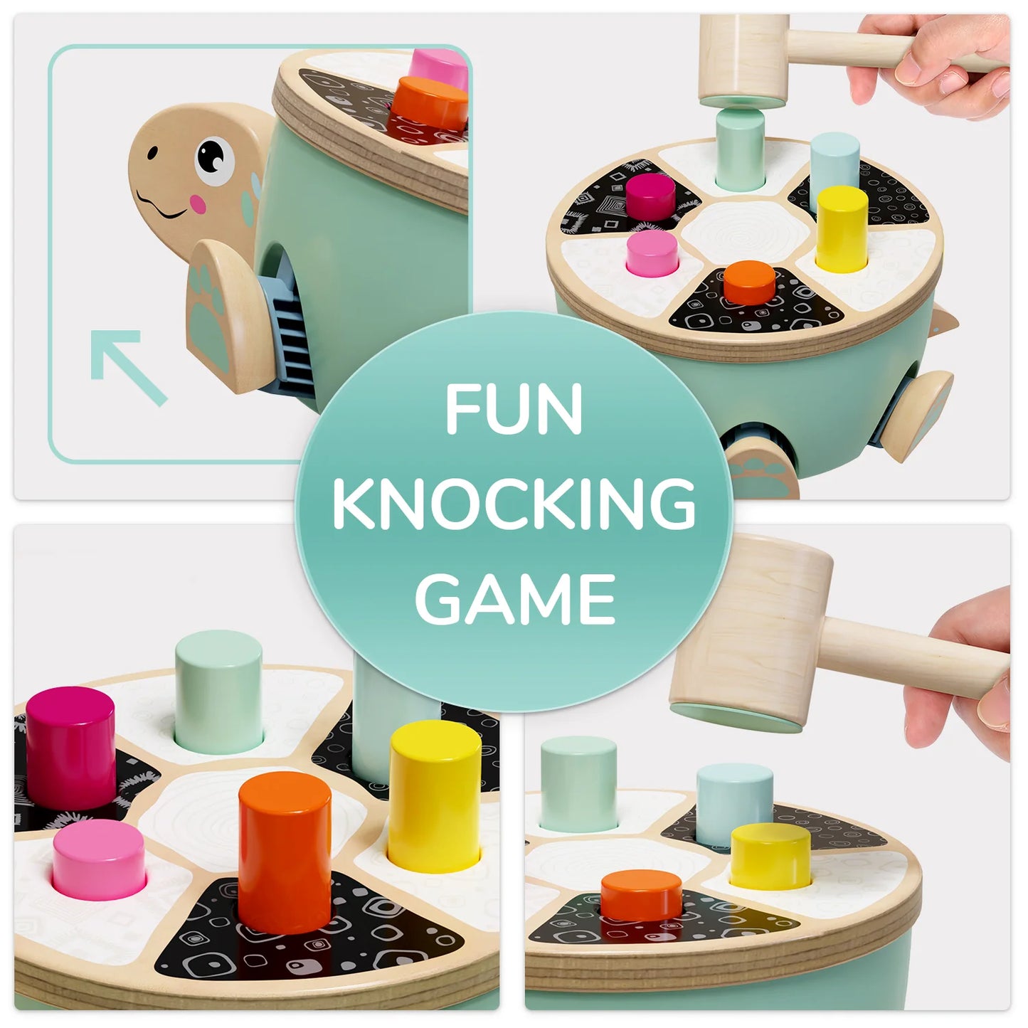 Turtle with hammer, coordination toy Top Bright