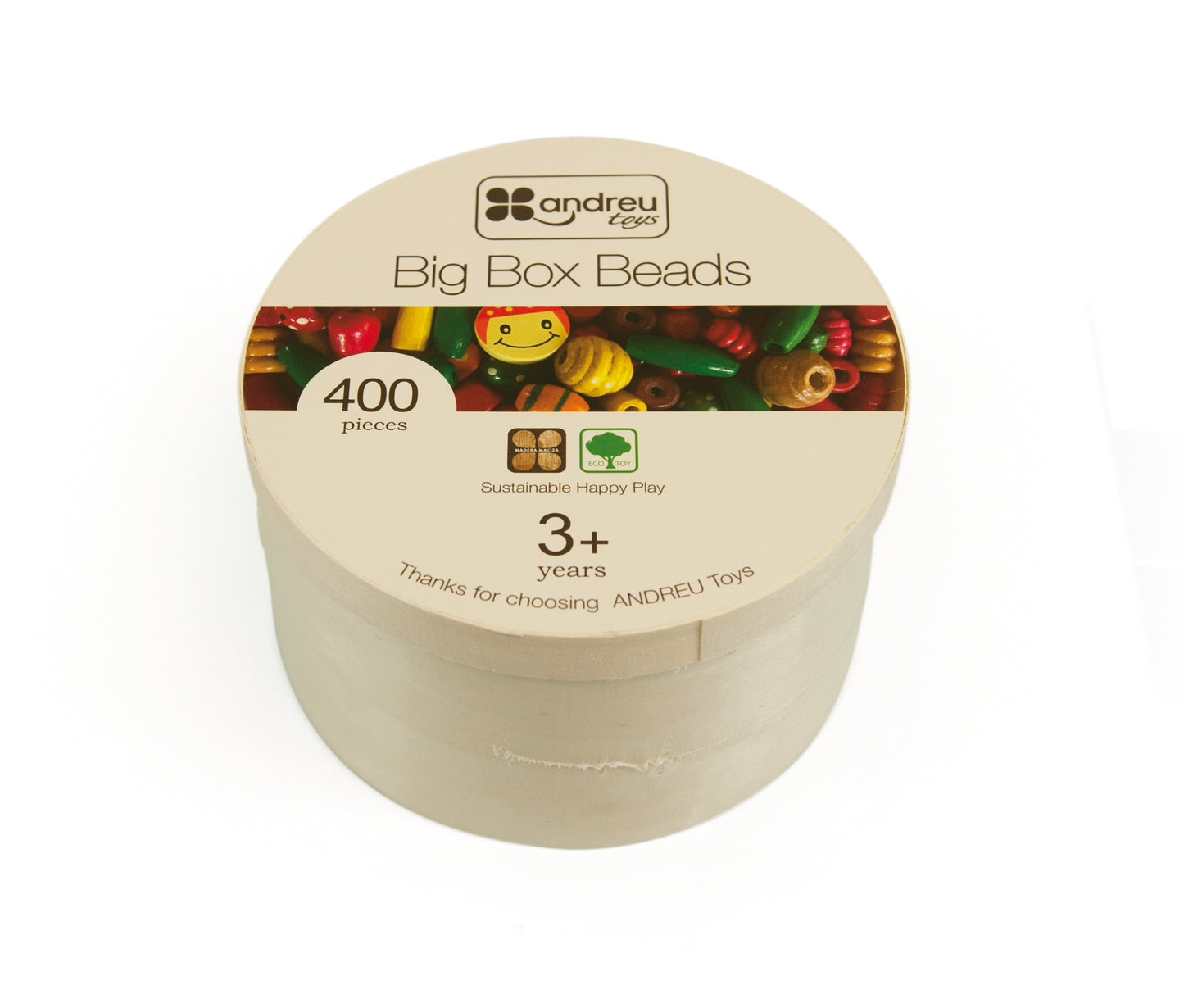 Andreu wooden bead box