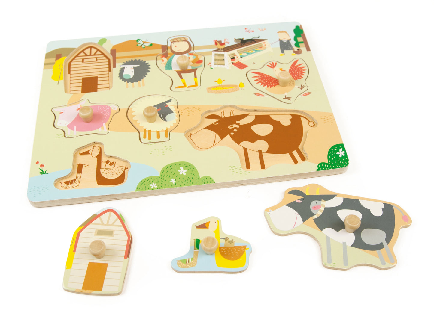 Ξύλινα ενσφηνώματα, φάρμα