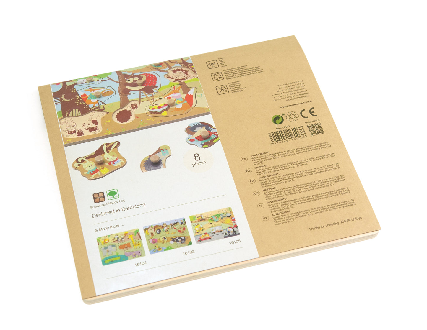 Wooden wedges, forest