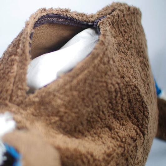 Mateo the wild boar - organic cotton lap pillow