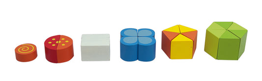 Wooden puzzle with numbers