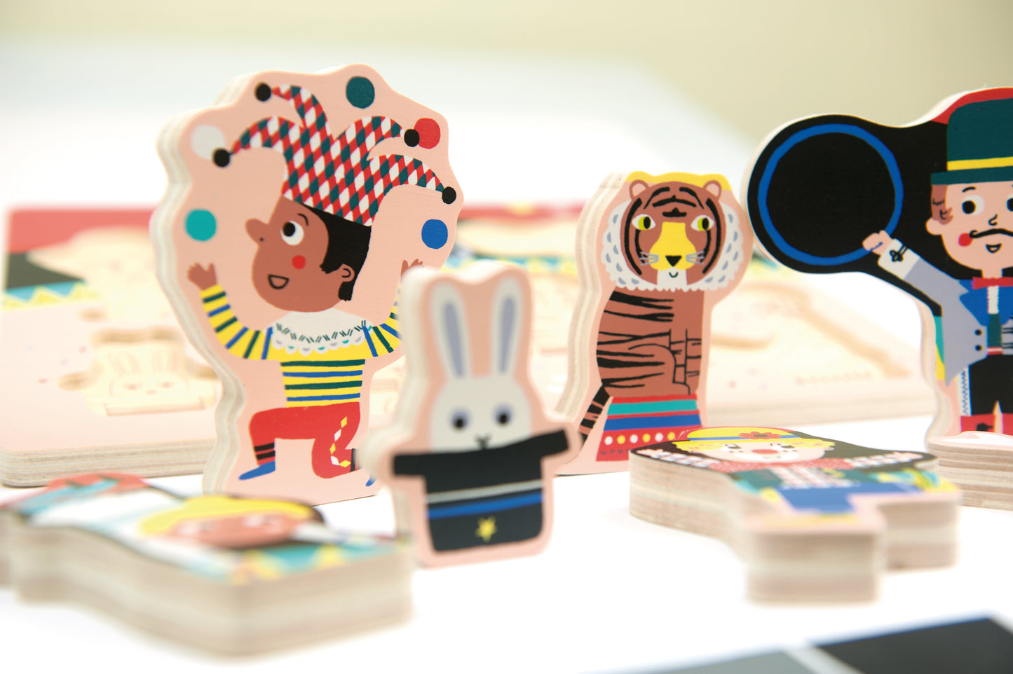 Ξύλινο παζλ-τσίρκο