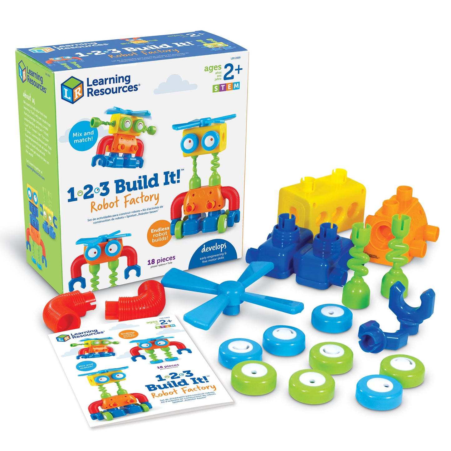 1-2-3 Build It!™ Robot Factory LER2869