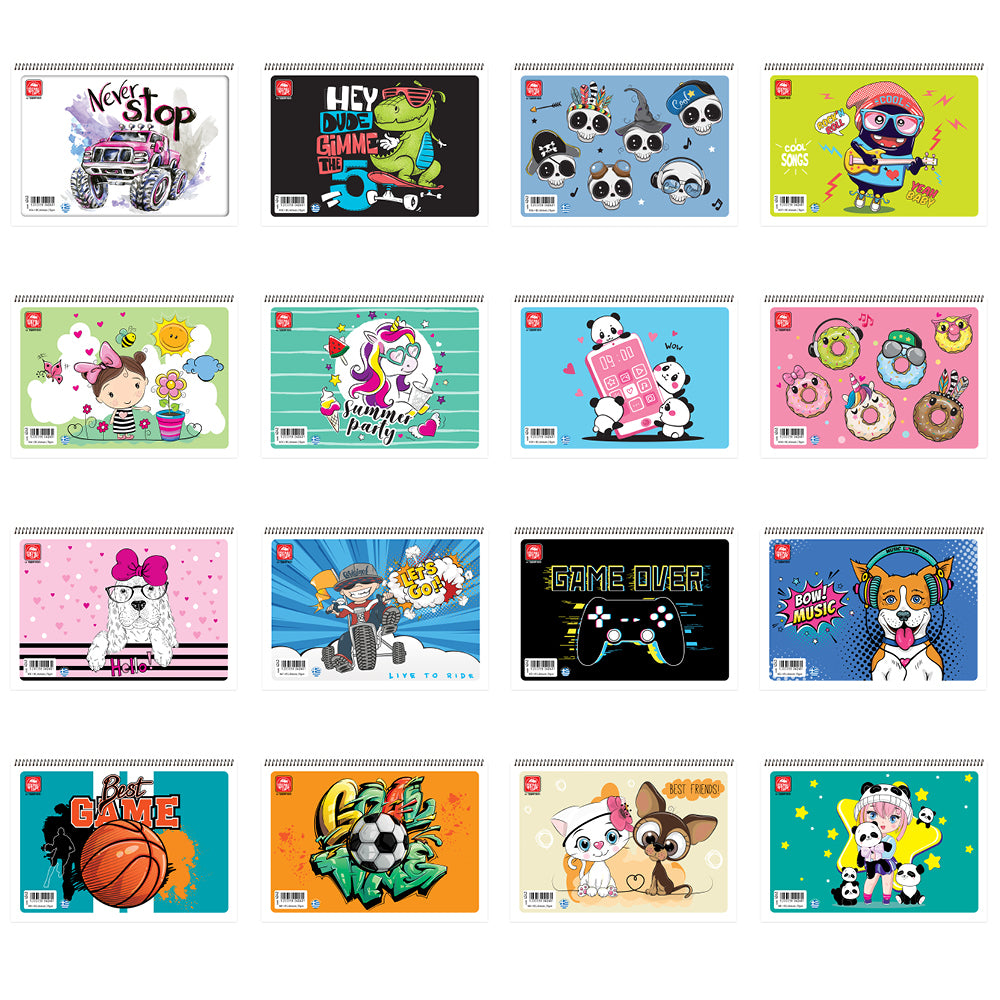 Spiral Drawing Pad B5 40φ Special