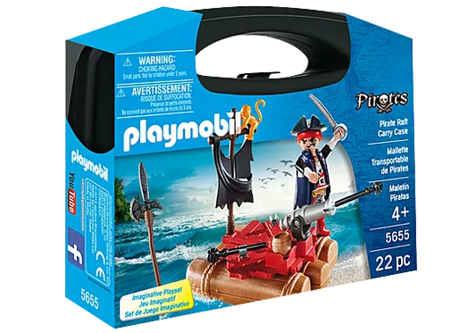 Suitcase with pirate and raft - Playmobil 5655