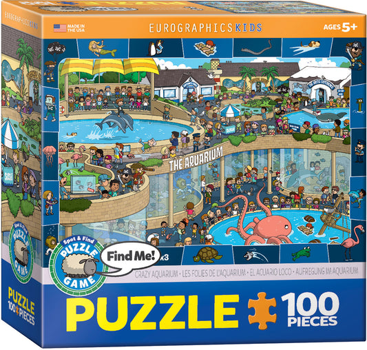 Puzzle "Crazy Aquarium", 100 pieces Eurographics