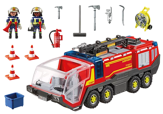Playmobil Πυροσβεστικό όχημα με φώτα, ήχο και πυροσβεστικό κανόνι 71371