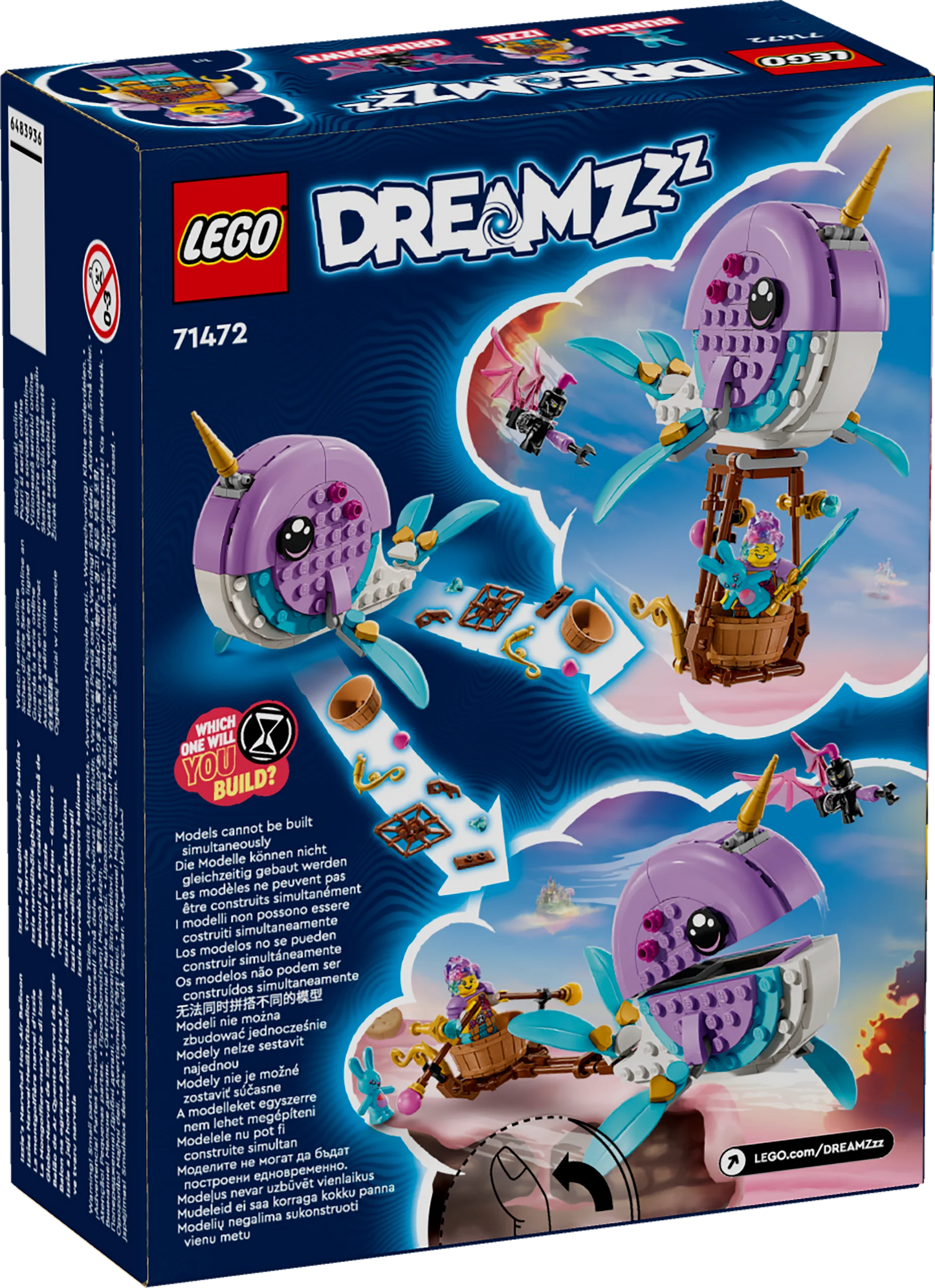 Lego® Dreamzzz™ Izzie's Narwhal Hot-Air Balloon 71472