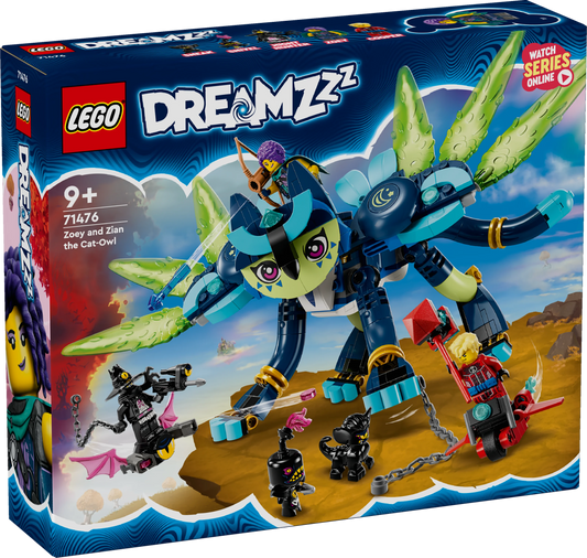 Lego® Dreamzzz™ Zoey and Zian the Cat-Owl 71476