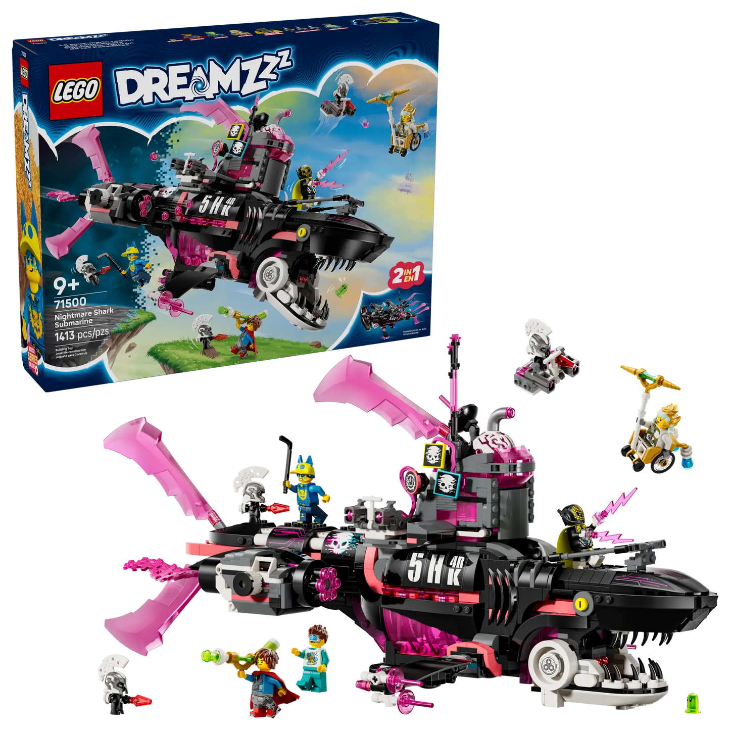 Lego Dreamzzz Nightmare Shark Submarine 71500