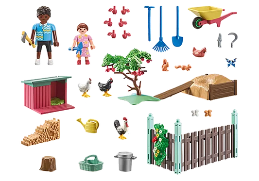 Country house garden with chicken coop Playmobil my Life 71510