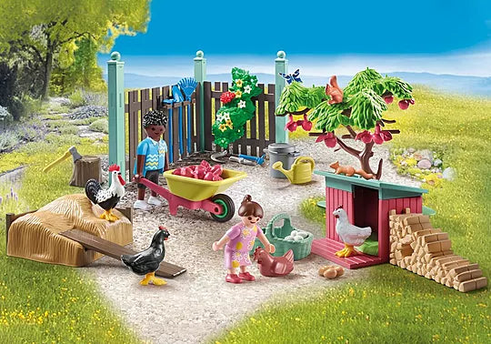 Country house garden with chicken coop Playmobil my Life 71510