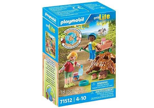 Caring for hedgehogs Playmobil my Life 71512