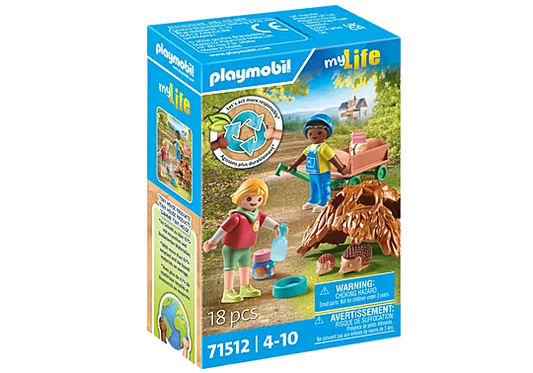 Caring for hedgehogs Playmobil my Life 71512
