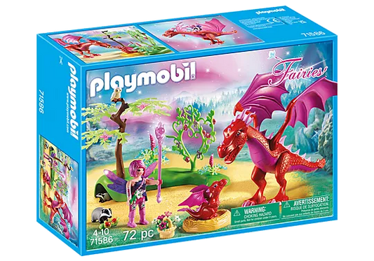 Dragon mother with her baby Playmobil Fairies 71586