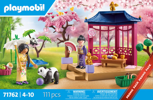 Playmobil Asian garden with gazebo and panda 71762