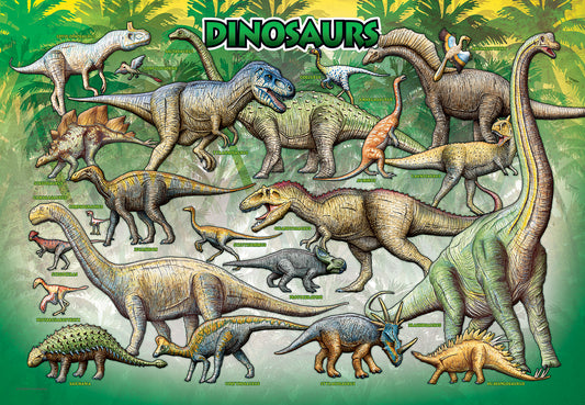 Isothermal bag with 100-piece "Dinosaurs" puzzle