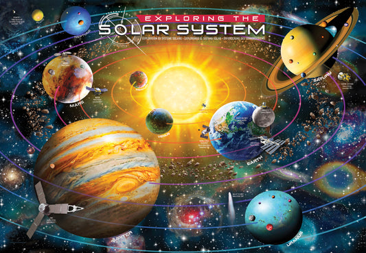 Isothermal bag with 100-piece "Solar System" puzzle