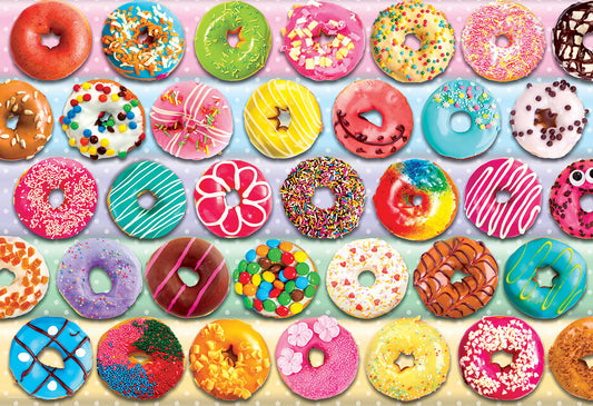 Isothermal bag with 100-piece "Donuts" puzzle