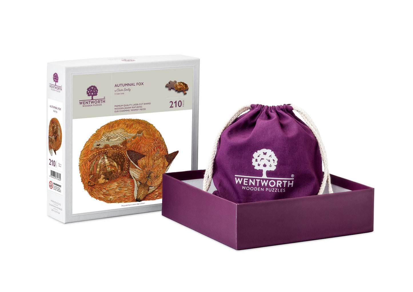 Autumn Fox wooden puzzle, 210 pieces