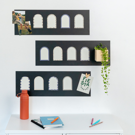 Σετ από μαγνήτες για σημειώσεις Αψίδα-πράσινο και μπλε