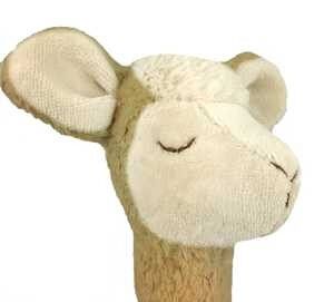 Andreas the alpaca - heating pillow made of organic cotton