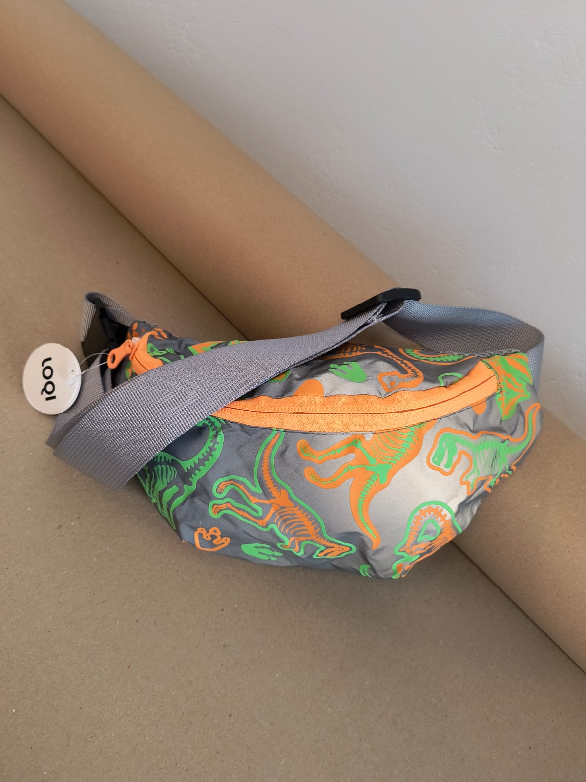 Τσάντα μέσης Mini bumbag Loqi Skeleton reflective
