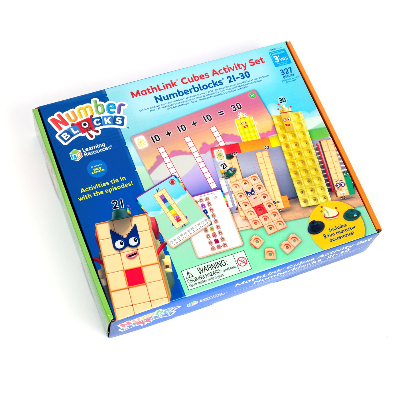 Αριθμοκυβάκια 21-30, σετ δραστηριοτήτων MathLink®Cubes HM-96321-UK