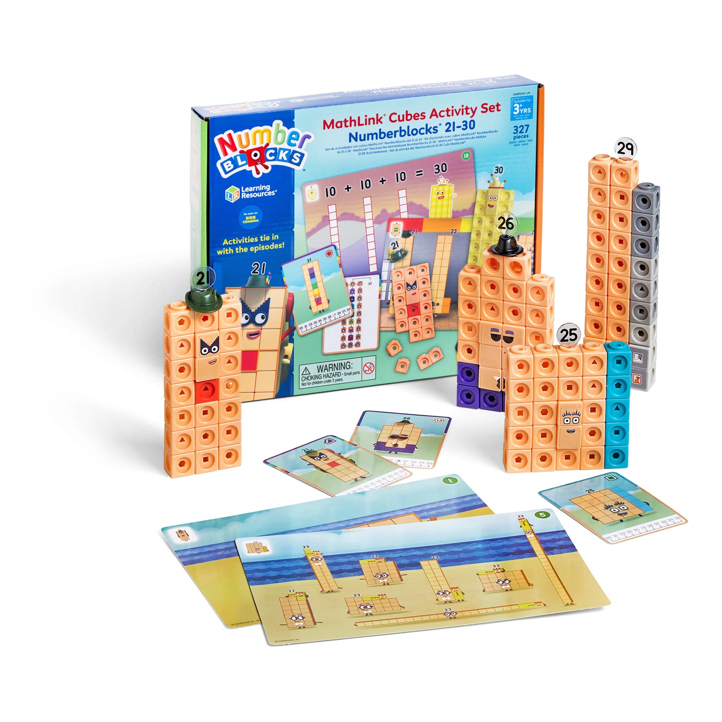 Αριθμοκυβάκια 21-30, σετ δραστηριοτήτων MathLink®Cubes HM-96321-UK