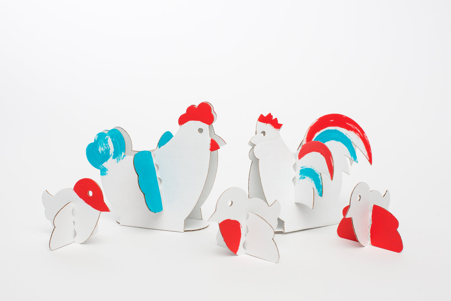 Farm animals - made of cardboard