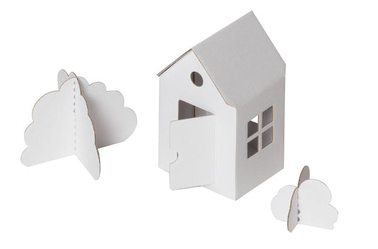 The cardboard house