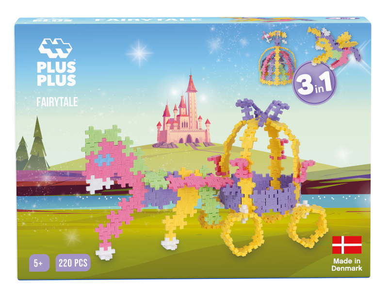 Carriage & fairy - PLUS-PLUS bricks Learn to build