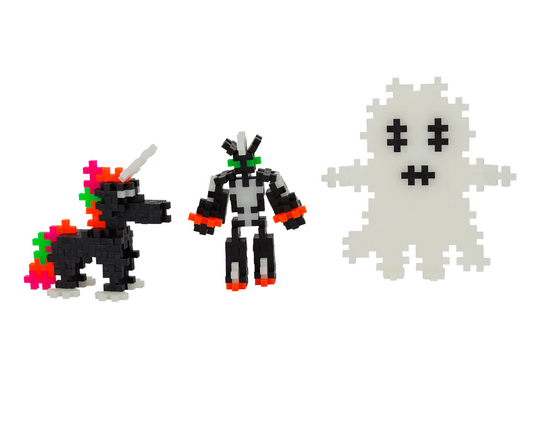 Glow in the dark- PLUS-PLUS bricks Learn to build