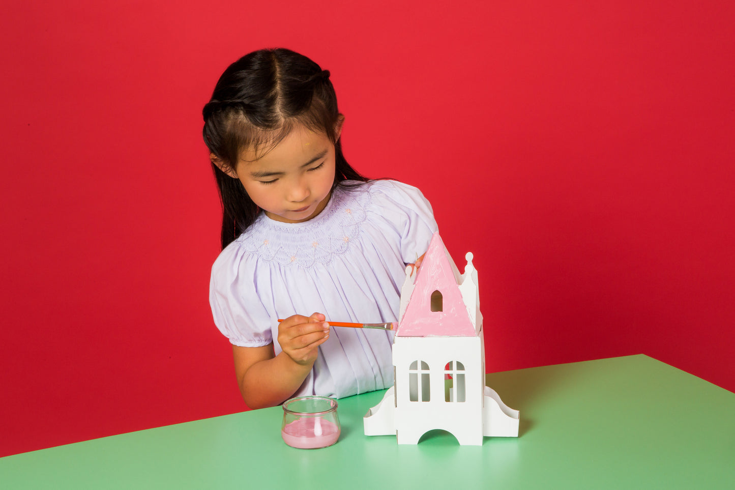 The small castle - made of cardboard