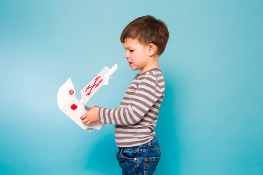 Pirate ship - made of cardboard