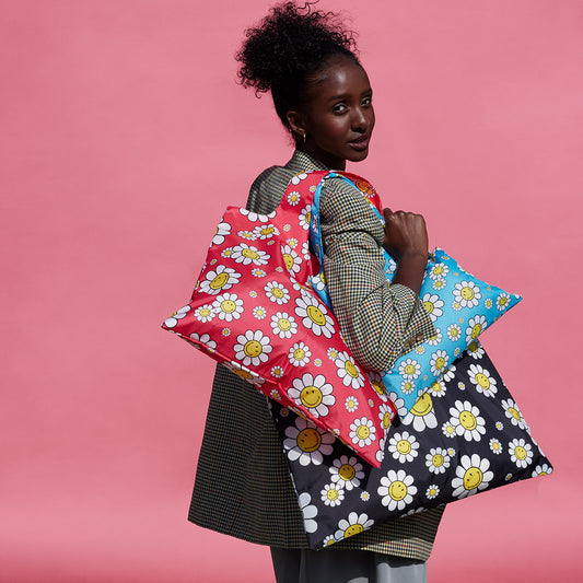 Τσάντα πολλαπλών χρήσεων μικρή Loqi Flowers Aquarius