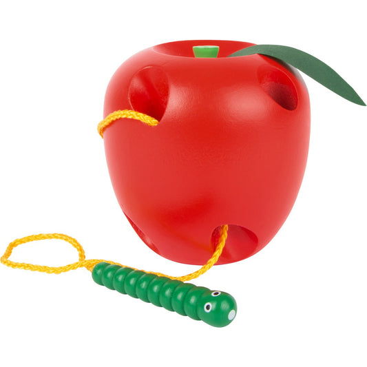 Apple and worm, fine motor game