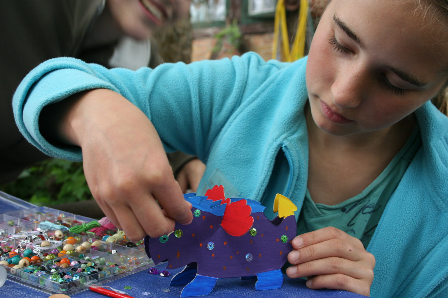 Terrifying dragons - made of cardboard