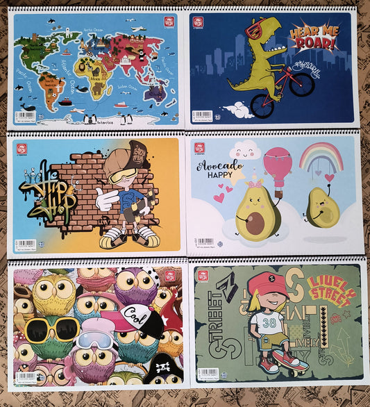 A4 Special spiral drawing pad