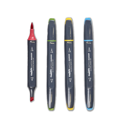 Carioca plus design markers 10 colors with double tip-45241