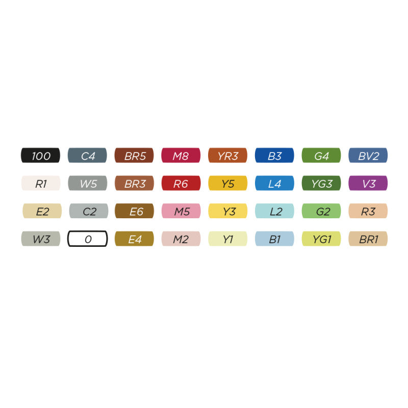 Carioca Plus Marker Case, 32 Colors, Double-ended - 45242
