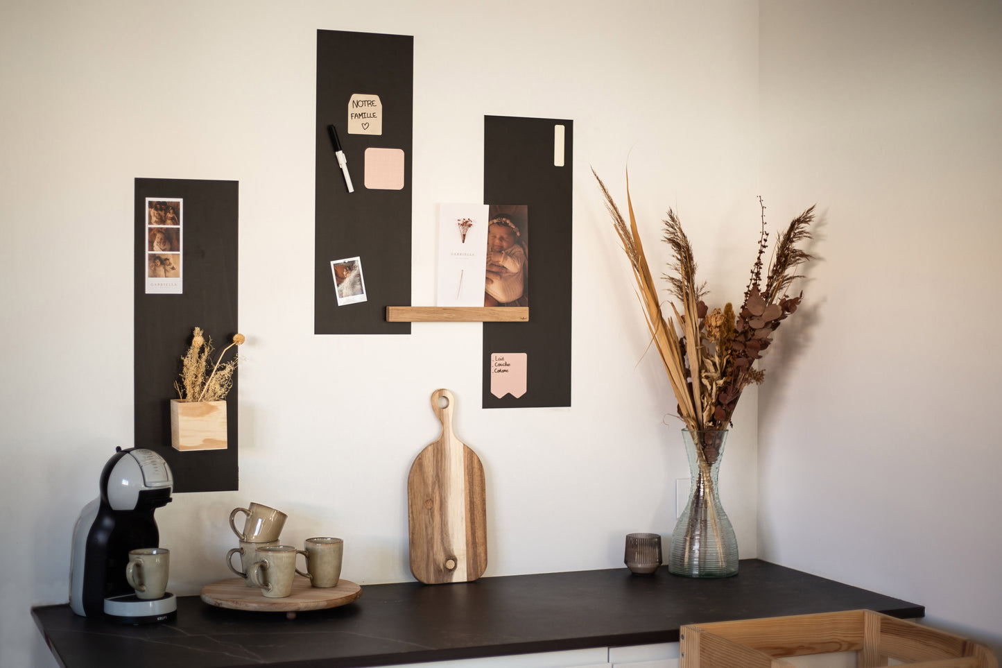 Μαγνητικό ξύλινο ράφι 30 cm