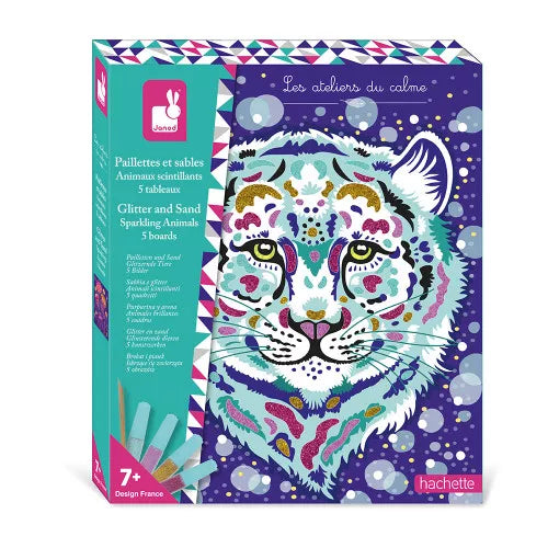 Janod crafts Glitter and Sand animals that sparkle 7+